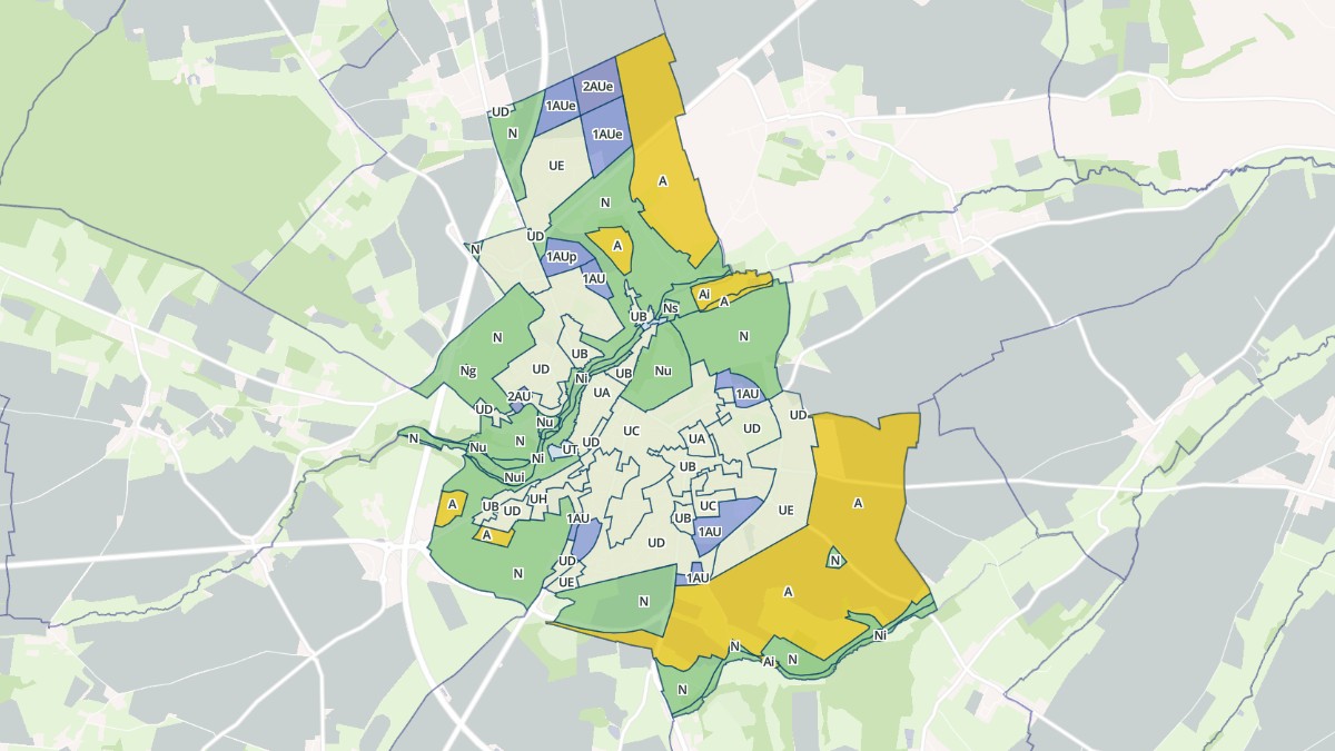 Aperçu cartographique de Falaise, centré sur la commune