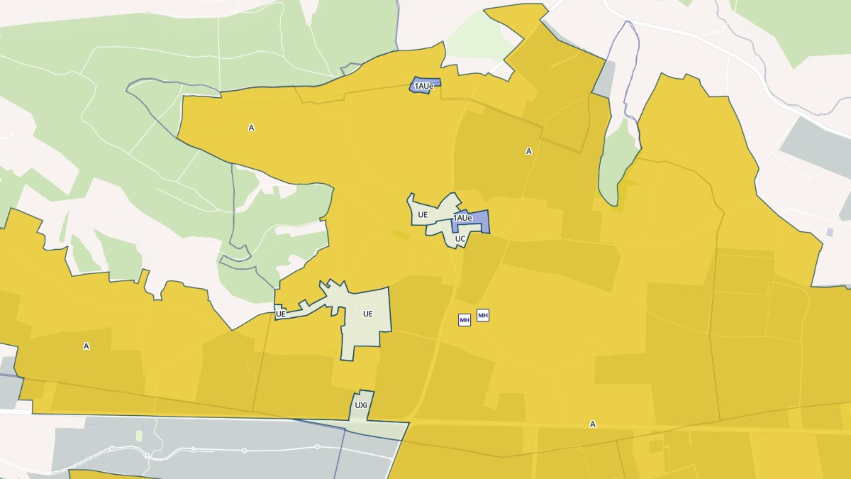 Aperçu cartographique de Firfol, centré sur la commune