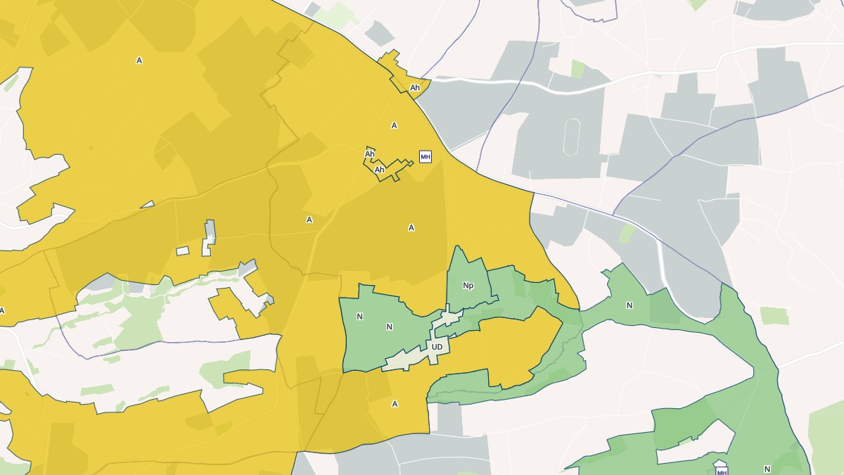 Aperçu cartographique de Formentin, centré sur la commune