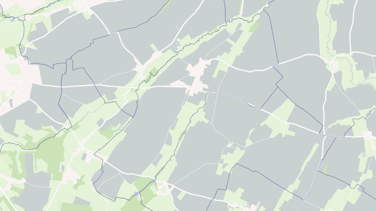 Aperçu cartographique de Fresné-la-Mère, centré sur la commune