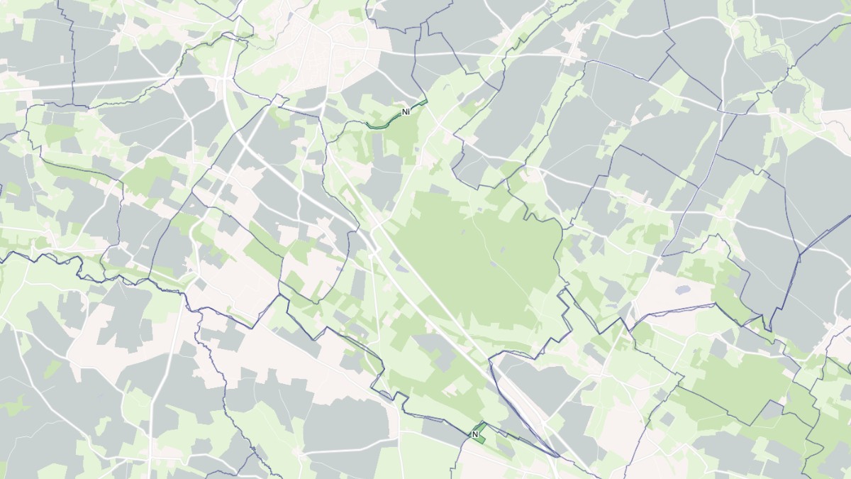 Aperçu cartographique de La Hoguette, centré sur la commune