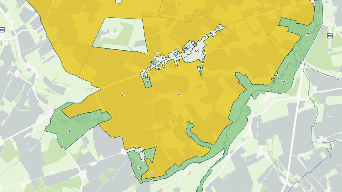 Aperçu cartographique de Hottot-les-Bagues, centré sur la commune