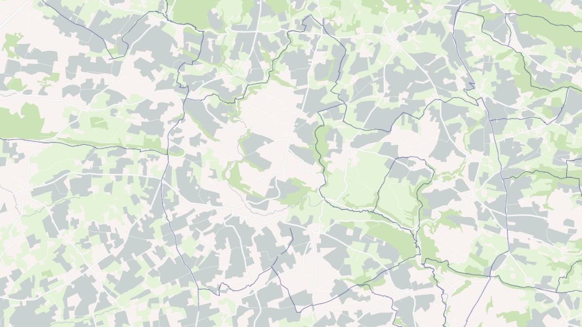 Aperçu cartographique de Terres de Druance, centré sur la commune