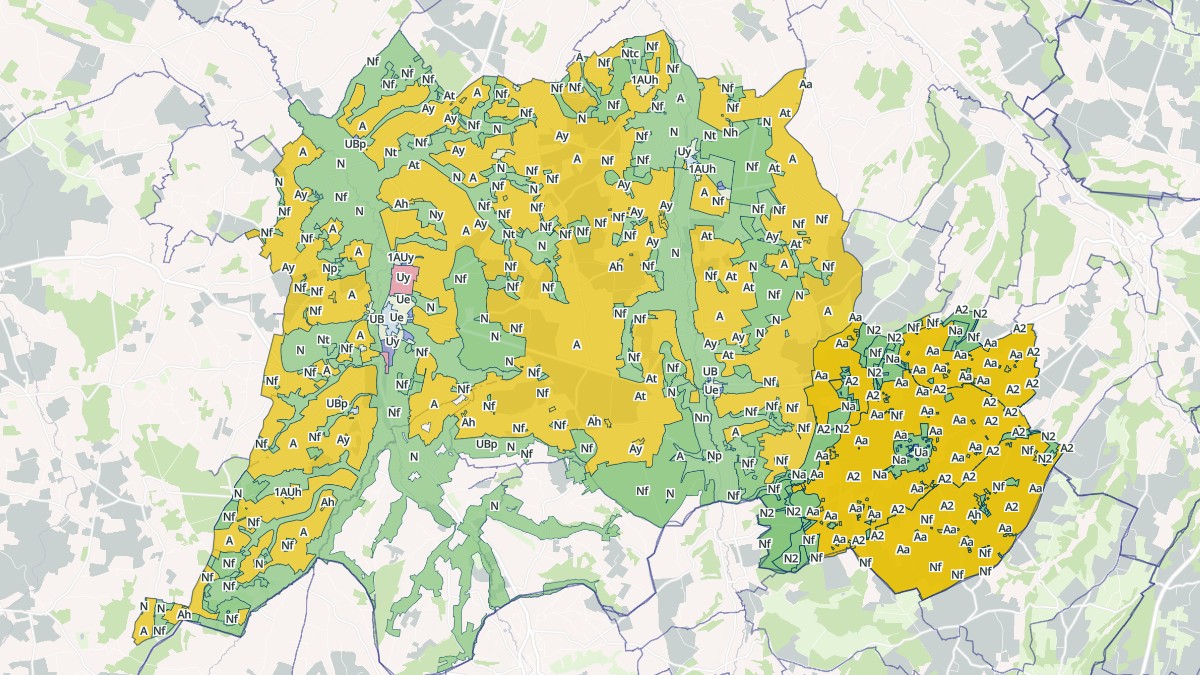 Aperçu cartographique de Livarot-Pays-d'Auge, centré sur la commune