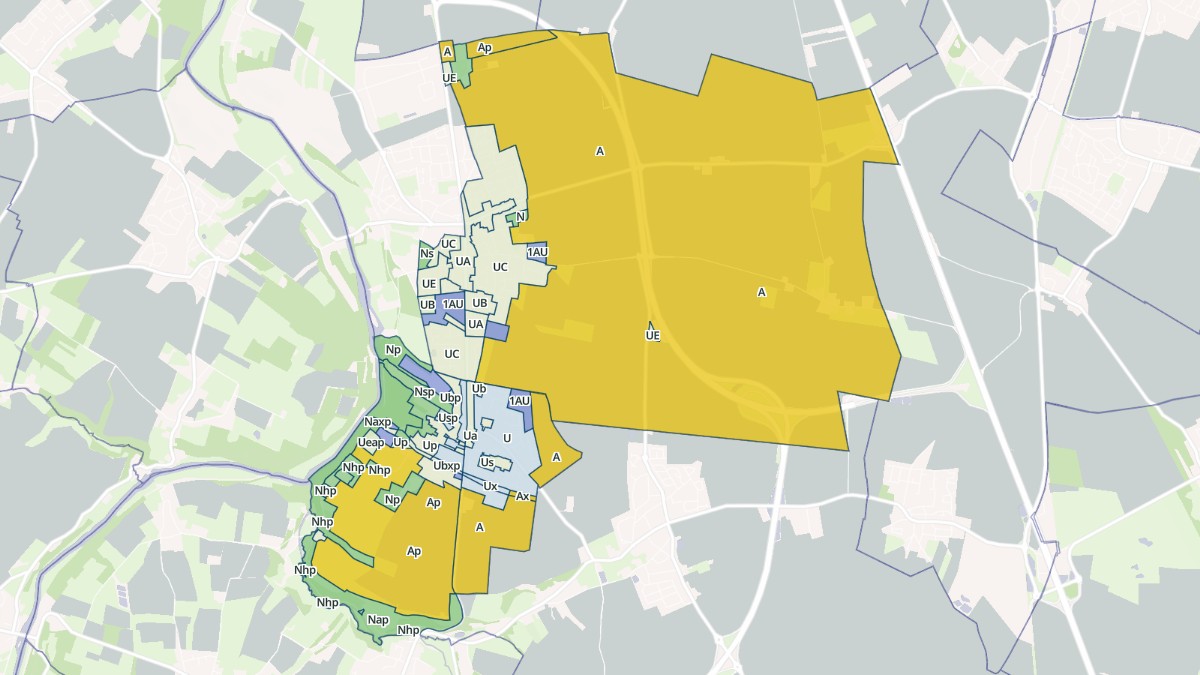 Aperçu cartographique de Saint-Martin-de-May, centré sur la commune