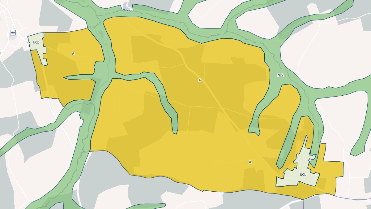 Aperçu cartographique de Le Mesnil-Robert, centré sur la commune