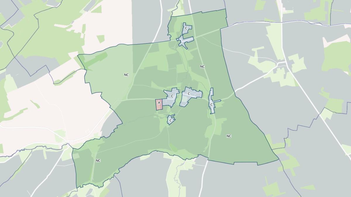 Aperçu cartographique de Morteaux-Coulibœuf, centré sur la commune