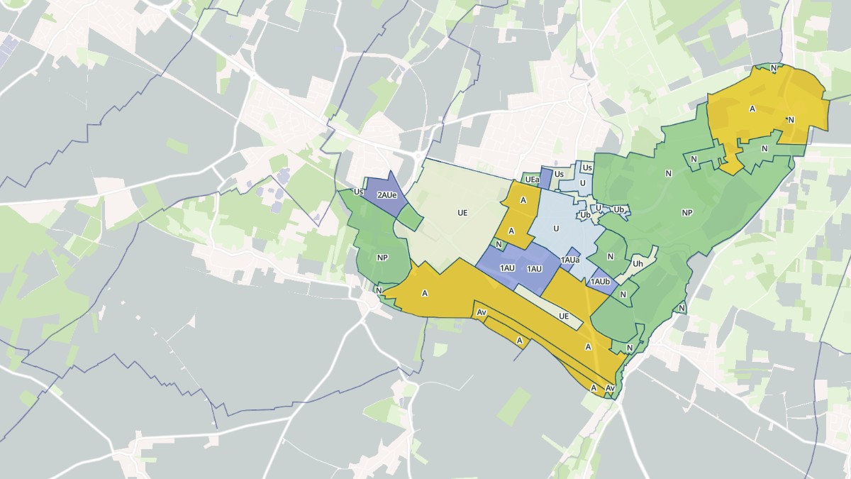 Aperçu cartographique de Moult-Chicheboville, centré sur la commune