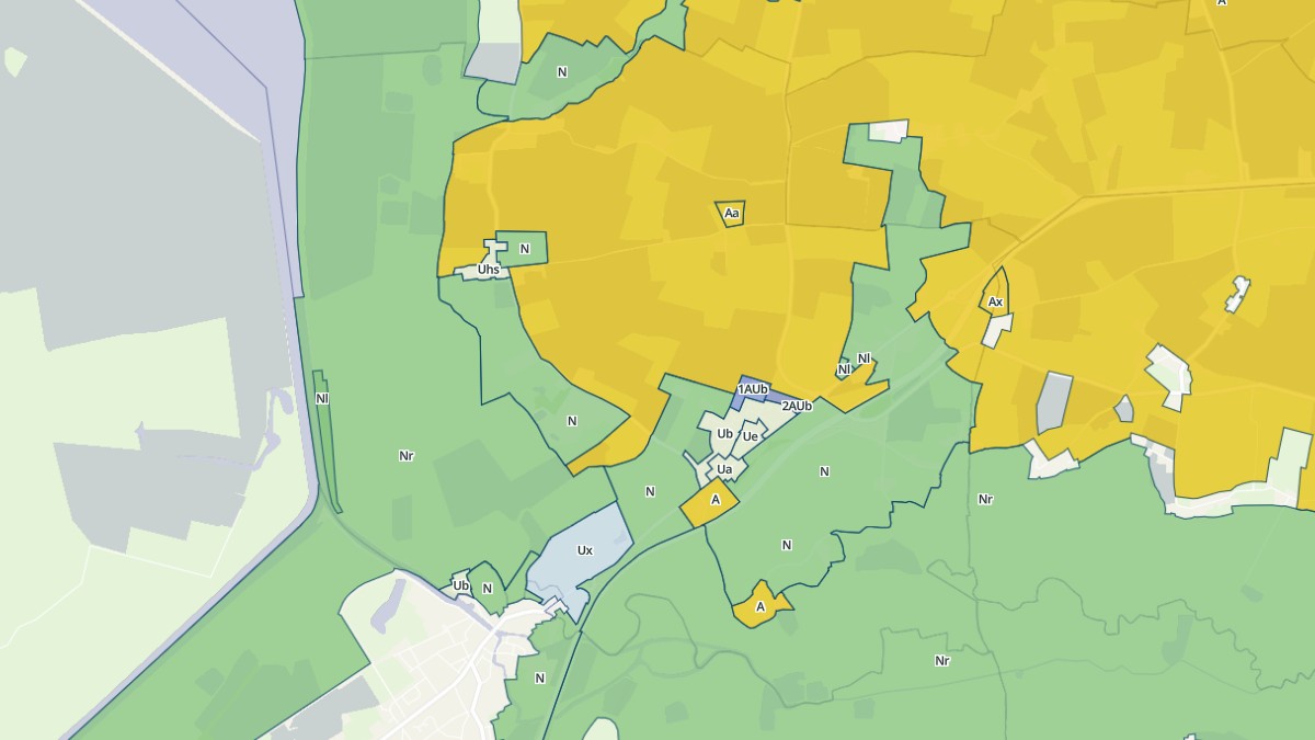 Aperçu cartographique de Osmanville, centré sur la commune