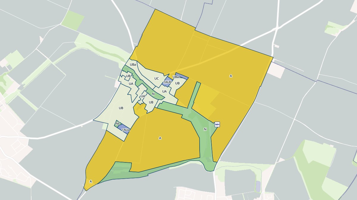 Aperçu cartographique de Périers-sur-le-Dan, centré sur la commune
