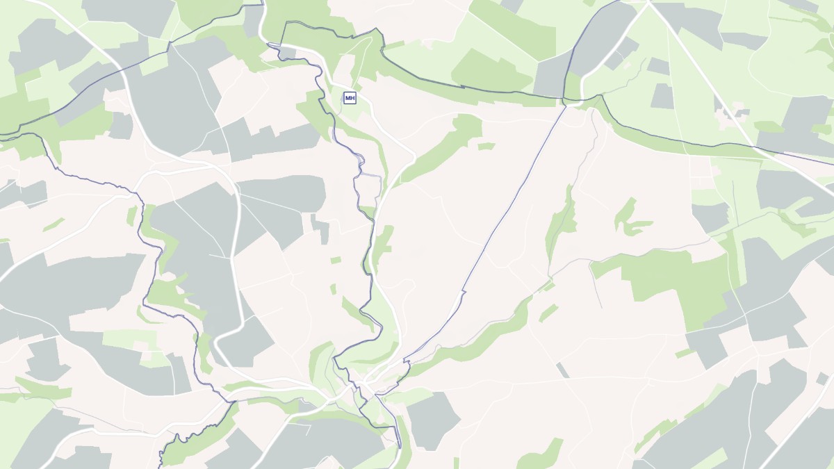 Aperçu cartographique de Pontécoulant, centré sur la commune