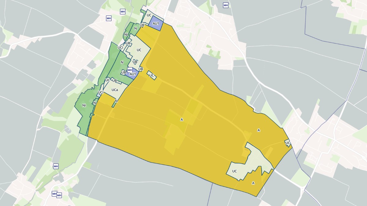 Aperçu cartographique de Rosel, centré sur la commune