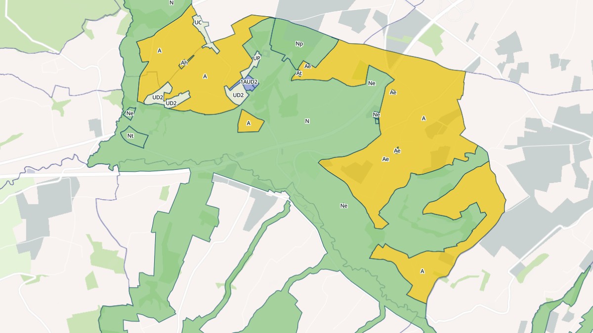 Aperçu cartographique de Saint-André-d'Hébertot, centré sur la commune
