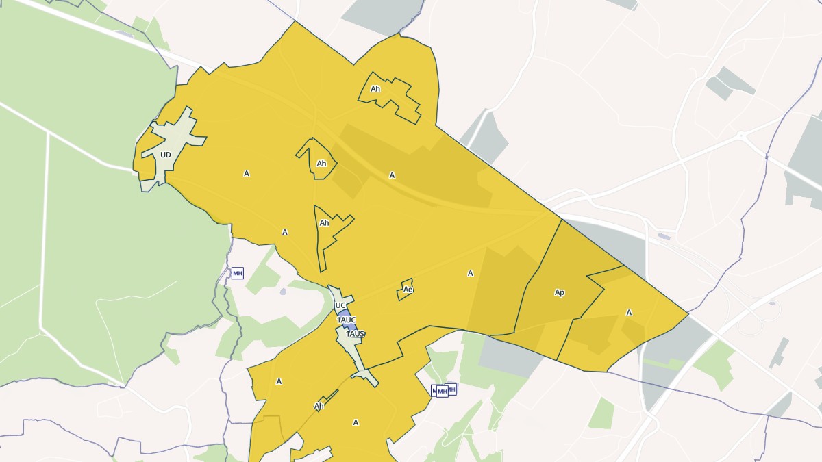 Aperçu cartographique de Saint-Benoît-d'Hébertot, centré sur la commune
