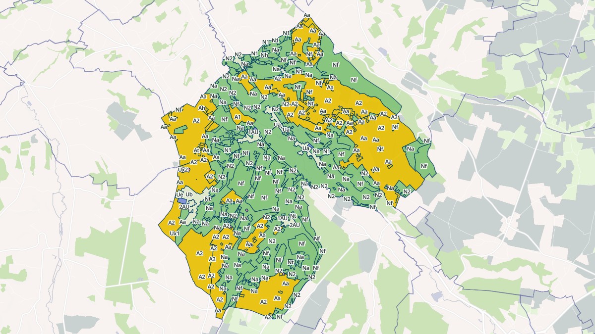 Aperçu cartographique de Valorbiquet, centré sur la commune