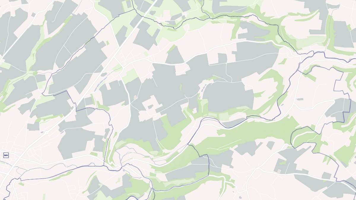Aperçu cartographique de Saint-Denis-de-Méré, centré sur la commune