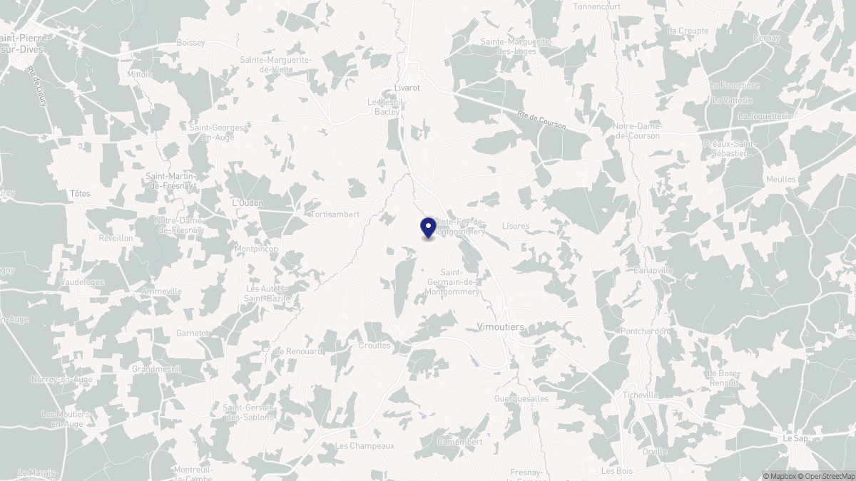 Aperçu cartographique de Val-de-Vie, centré sur la commune