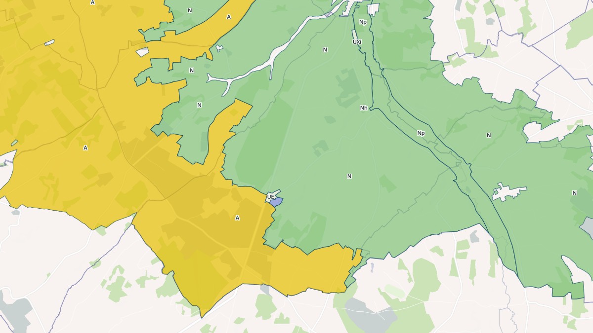 Aperçu cartographique de Saint-Germain-de-Livet, centré sur la commune