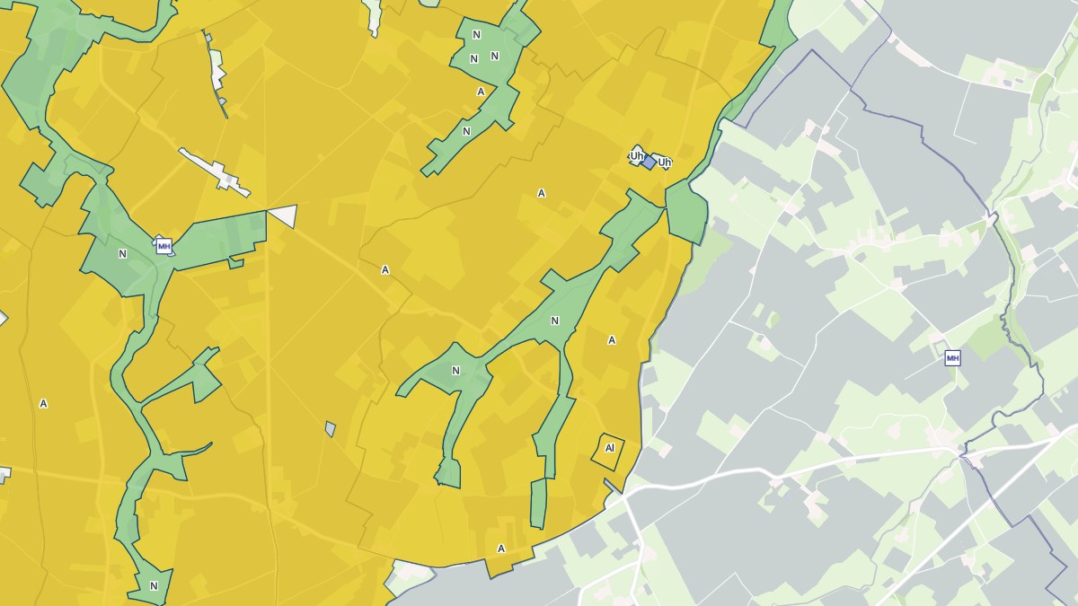 Aperçu cartographique de Sainte-Honorine-de-Ducy, centré sur la commune