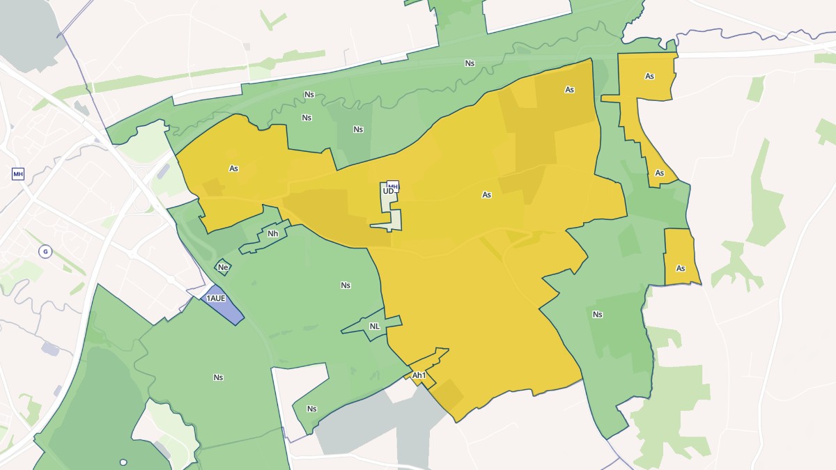 Aperçu cartographique de Saint-Julien-sur-Calonne, centré sur la commune