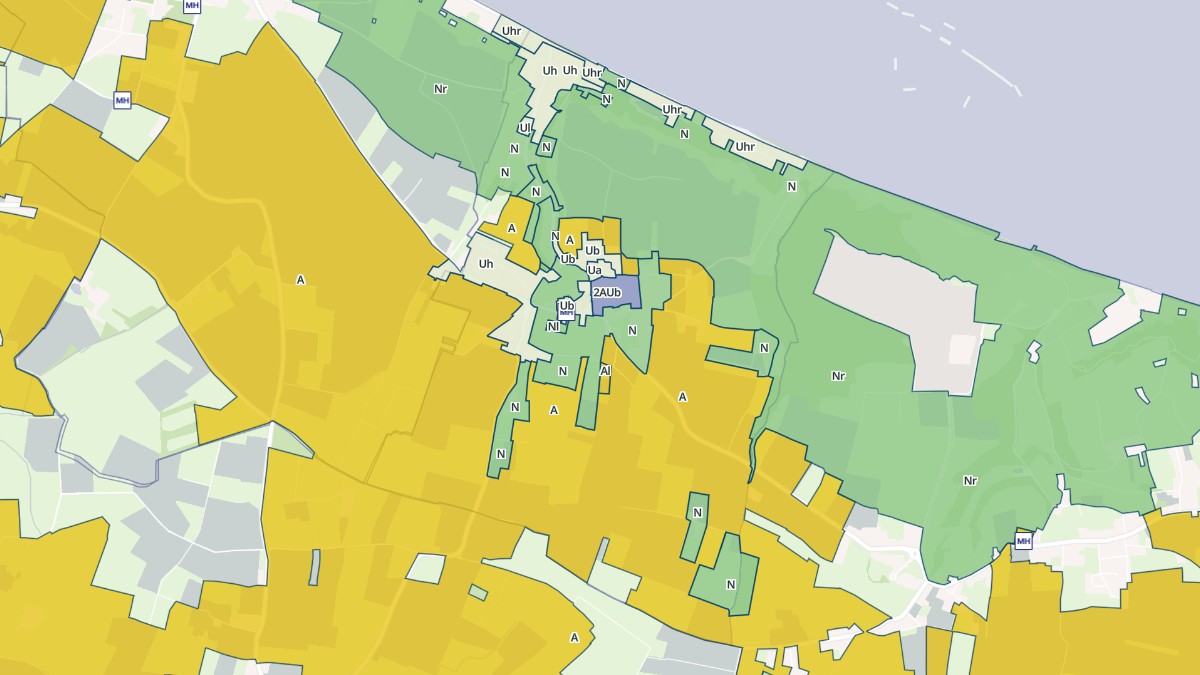 Aperçu cartographique de Saint-Laurent-sur-Mer, centré sur la commune