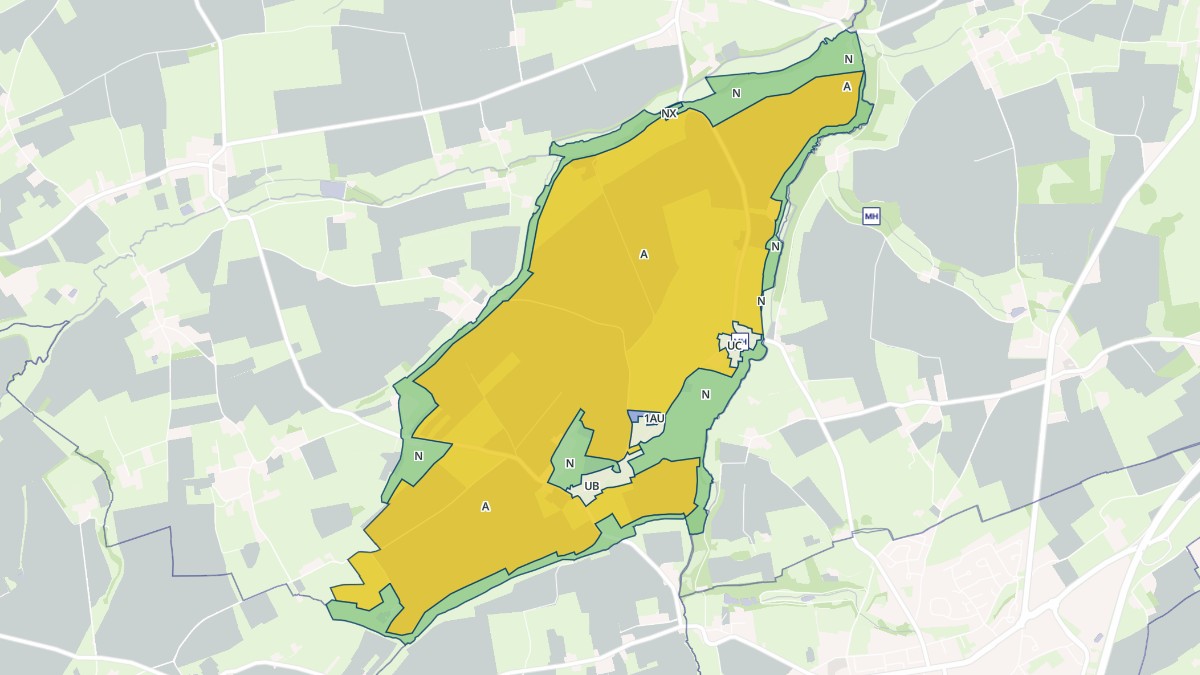 Aperçu cartographique de Saint-Louet-sur-Seulles, centré sur la commune
