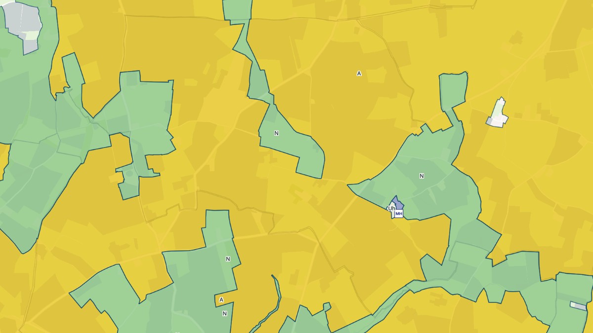 Aperçu cartographique de Saint-Marcouf, centré sur la commune