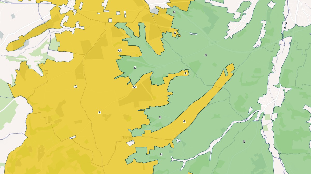 Aperçu cartographique de Saint-Pierre-des-Ifs, centré sur la commune