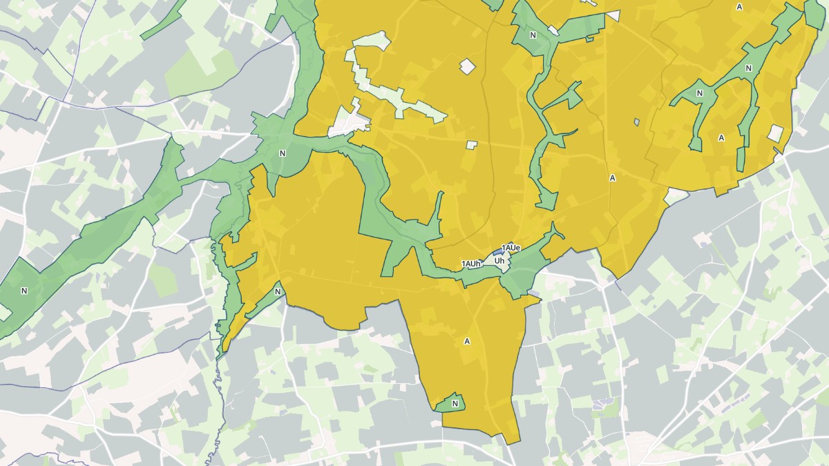 Aperçu cartographique de Sallen, centré sur la commune