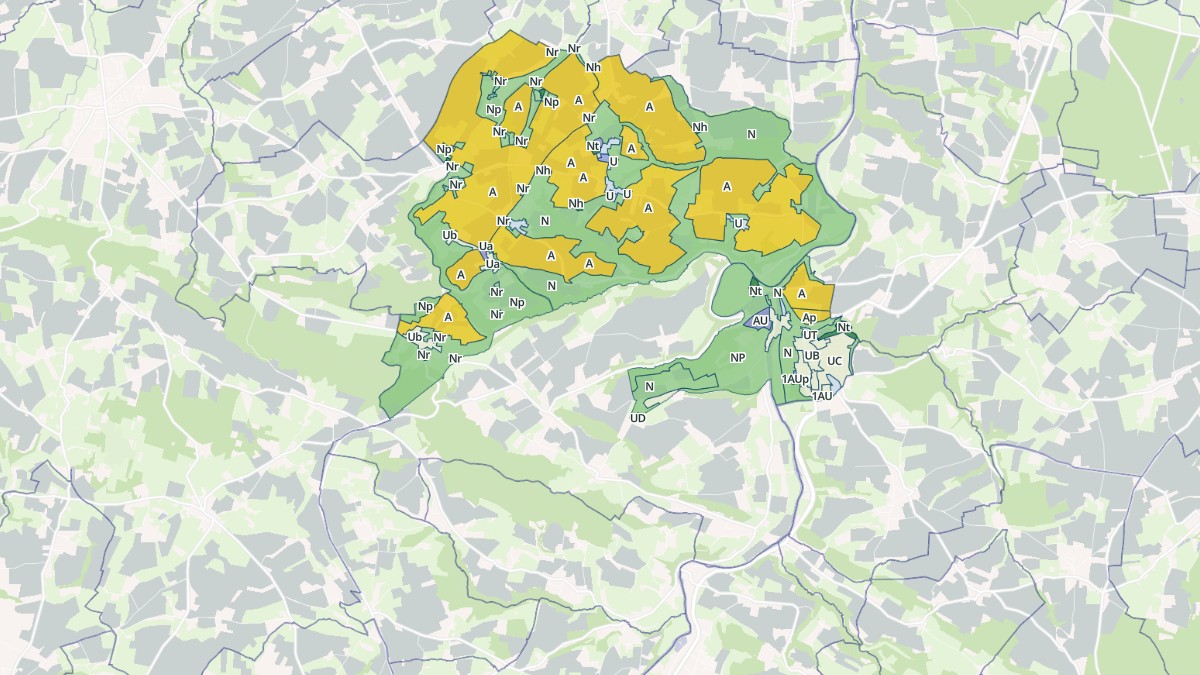 Aperçu cartographique de Thury-Harcourt-le-Hom, centré sur la commune