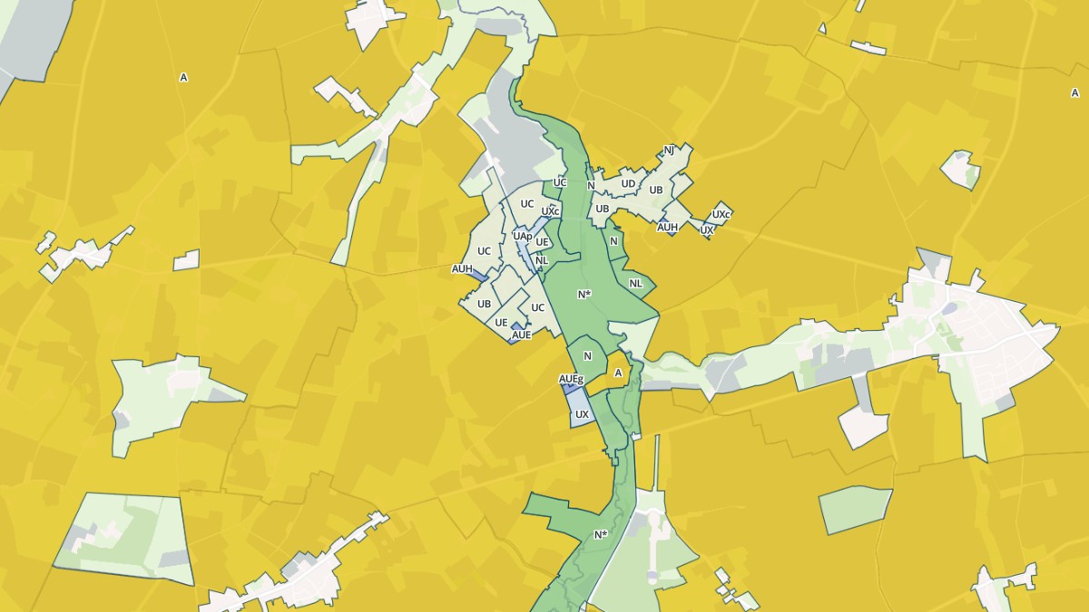 Aperçu cartographique de Tilly-sur-Seulles, centré sur la commune