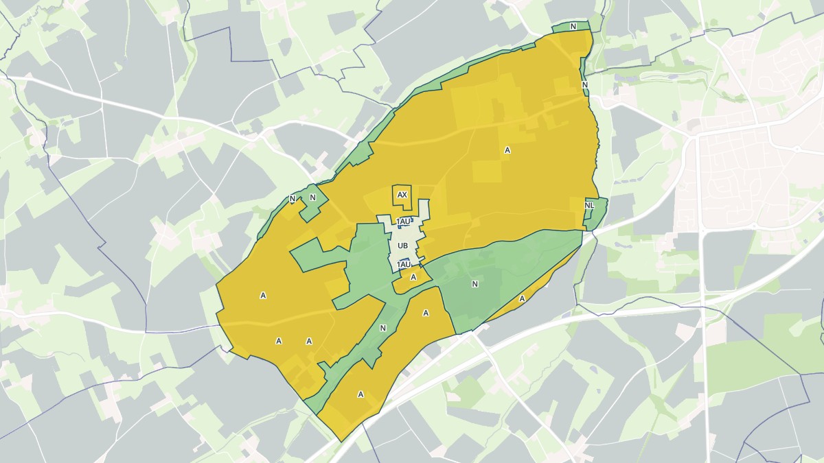Aperçu cartographique de Tracy-Bocage, centré sur la commune