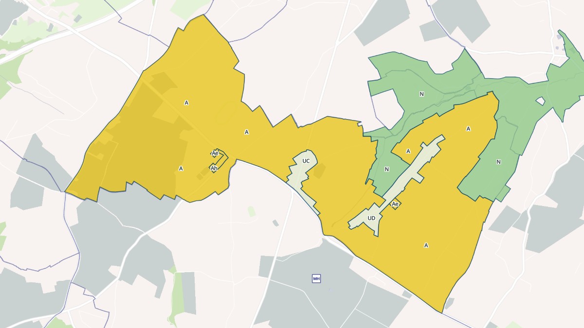 Aperçu cartographique de Valsemé, centré sur la commune