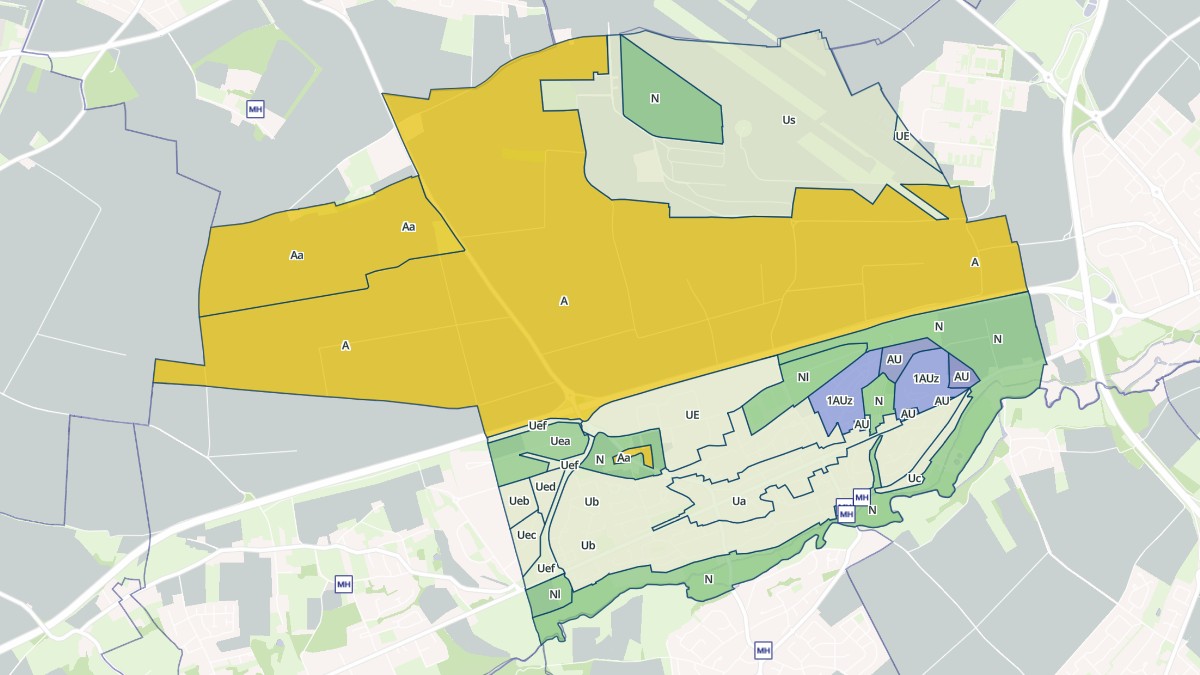 Aperçu cartographique de Verson, centré sur la commune