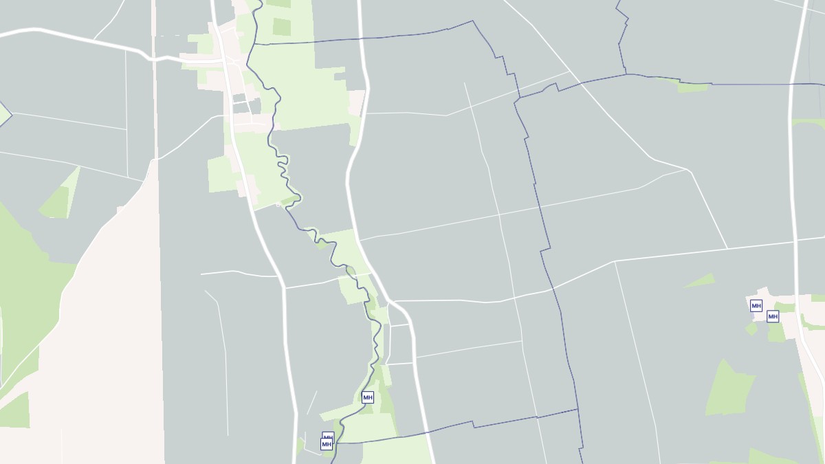 Aperçu cartographique de Vicques, centré sur la commune