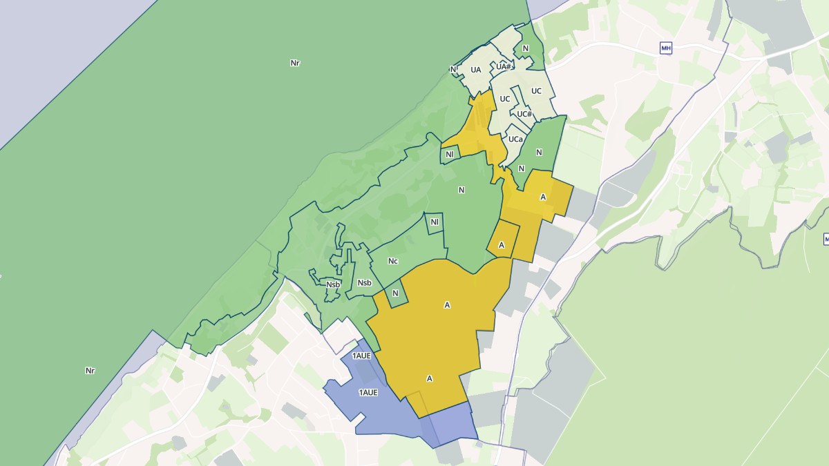 Aperçu cartographique de Villerville, centré sur la commune