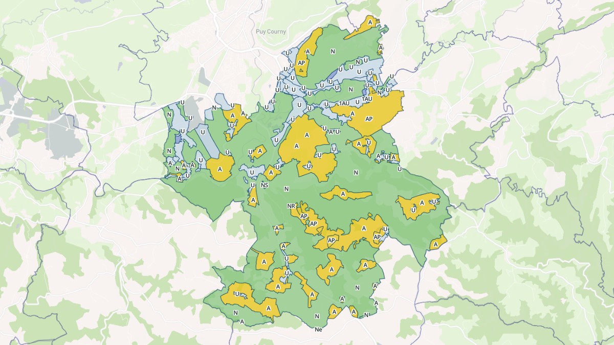Aperçu cartographique de Arpajon-sur-Cère, centré sur la commune