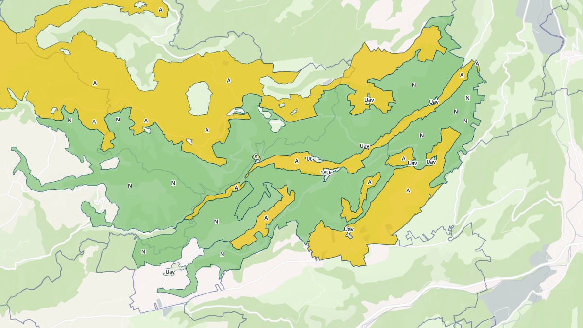 Aperçu cartographique de Auriac-l'Église, centré sur la commune