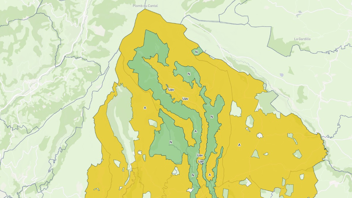 Aperçu cartographique de Brezons, centré sur la commune