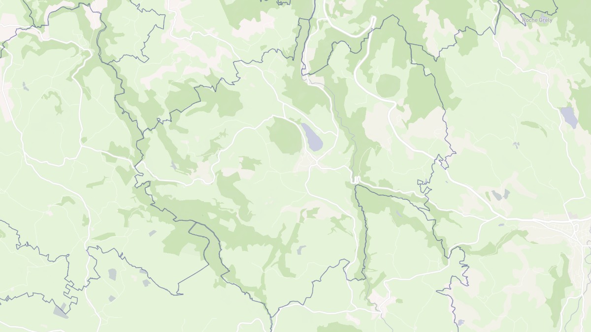 Aperçu cartographique de Menet, centré sur la commune
