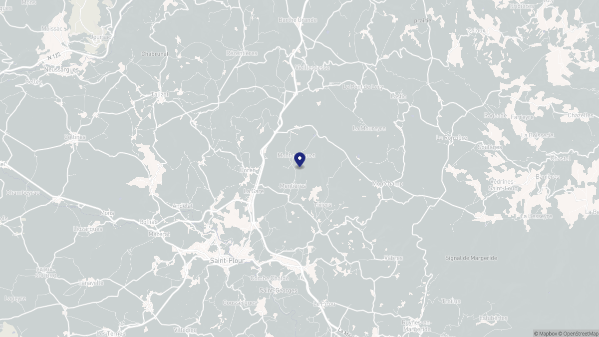 Aperçu cartographique de Mentières, centré sur la commune