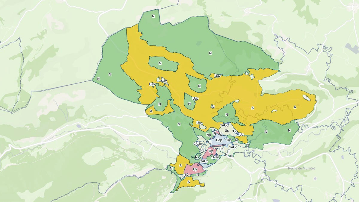 Aperçu cartographique de Murat, centré sur la commune