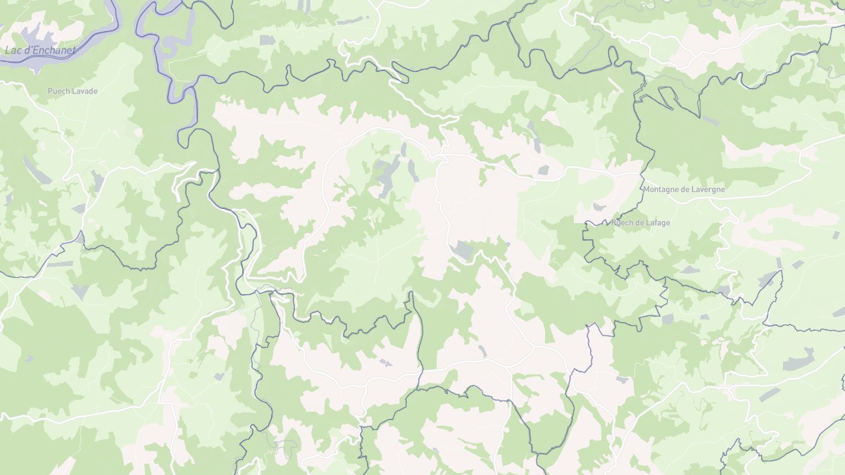 Aperçu cartographique de Saint-Illide, centré sur la commune
