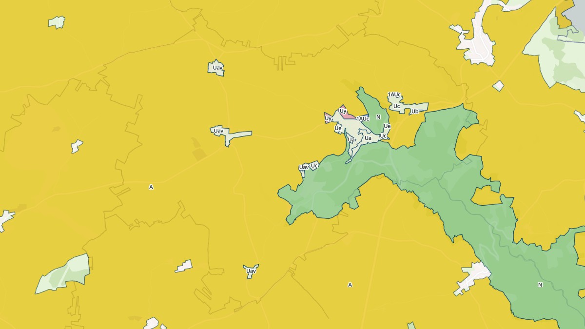 Aperçu cartographique de Les Ternes, centré sur la commune