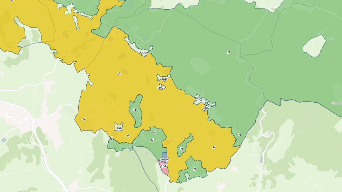 Aperçu cartographique de Vabres, centré sur la commune