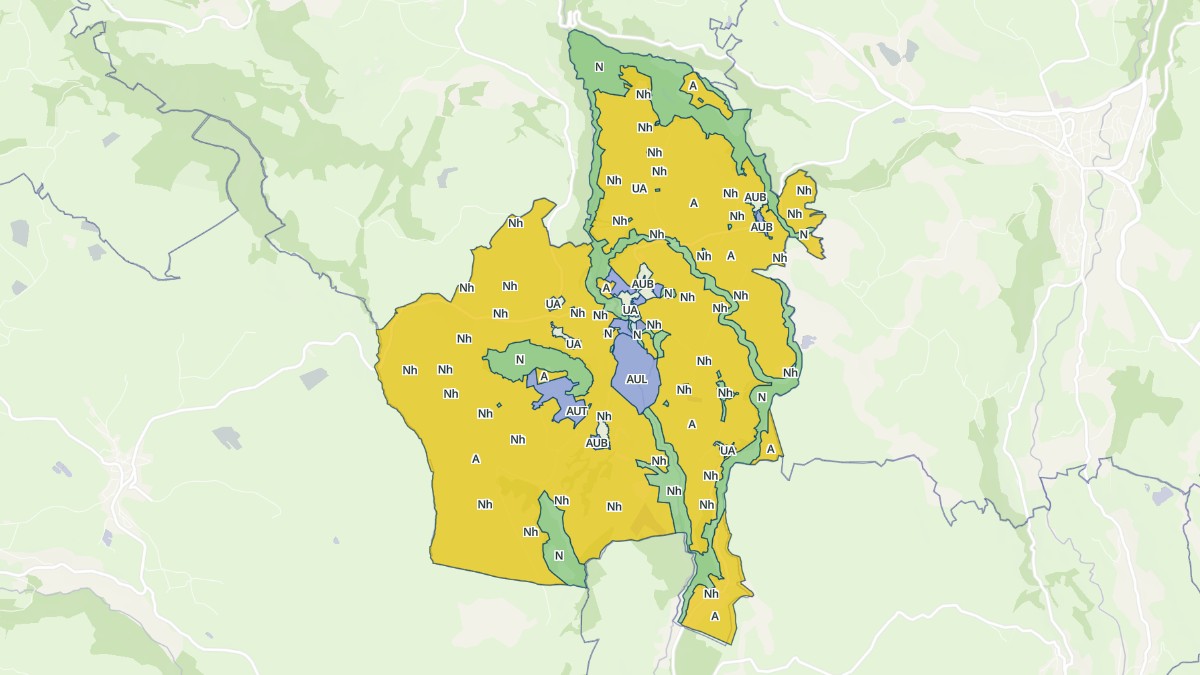 Aperçu cartographique de Valette, centré sur la commune