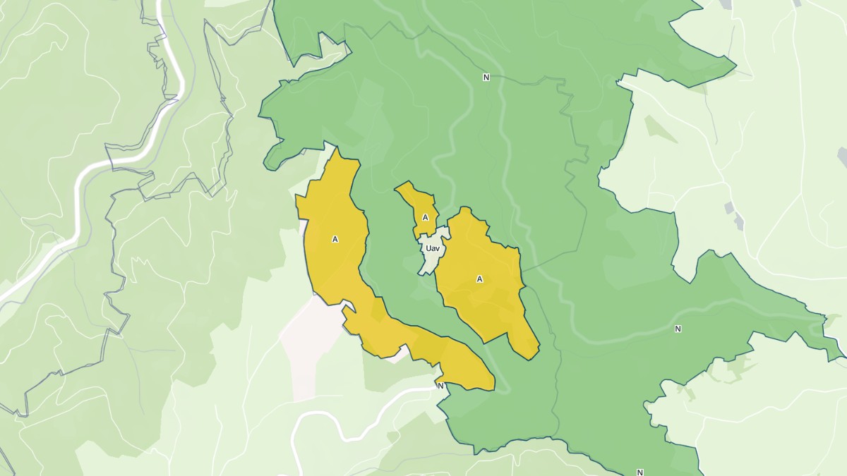 Aperçu cartographique de Valjouze, centré sur la commune