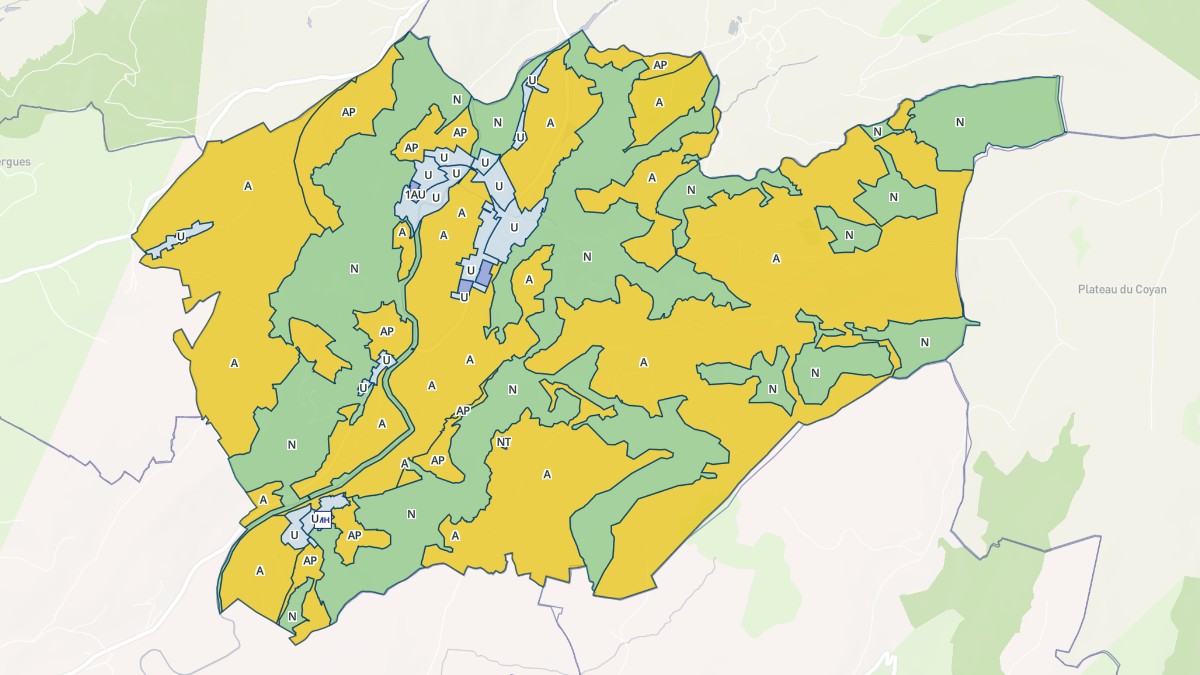 Aperçu cartographique de Velzic, centré sur la commune