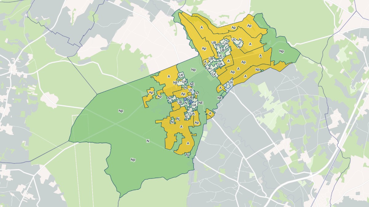 Aperçu cartographique de Agris, centré sur la commune