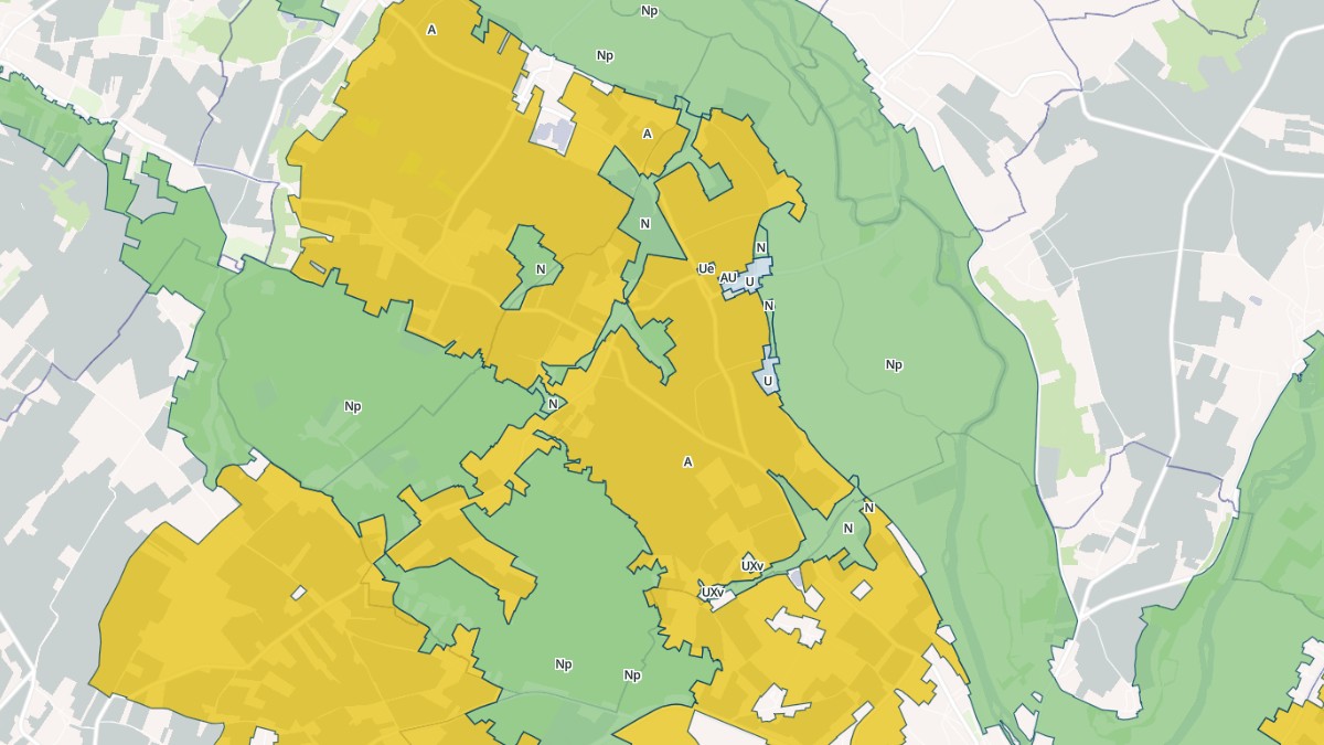 Aperçu cartographique de Angeac-Charente, centré sur la commune